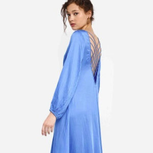 NWOT Free People "Later Days" Midi Dress